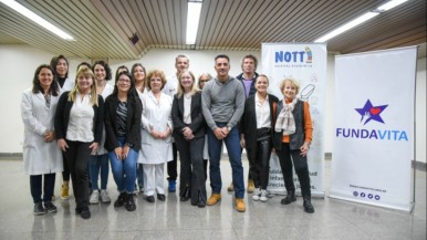 Nuevo equipamiento llegó al hospital Notti a través de Fundavita y Ous