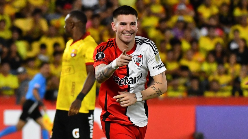 River le ganó a Barcelona de Ecuador por 3 a 2 y se acerca a la clasificación