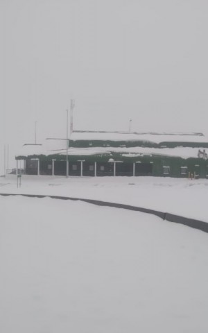 En fotos: un manto blanco de nieve cubre el Paso Los Libertadores 