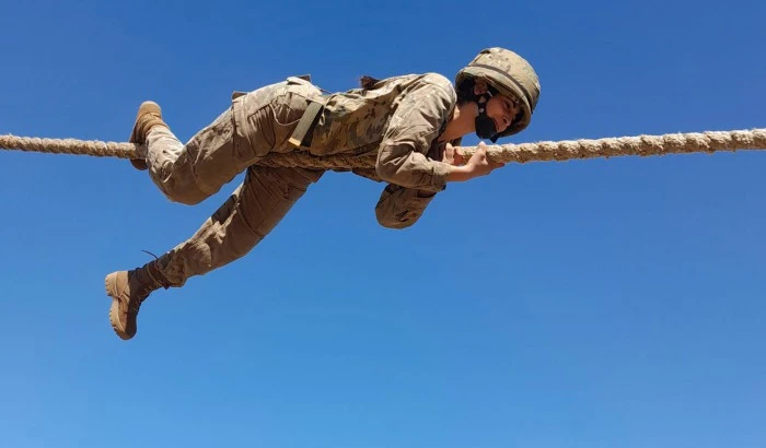 Una mendocina es la primera nadadora rescatista de la Infantería de Marina