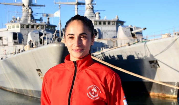 Una mendocina es la primera nadadora rescatista de la Infantería de Marina
