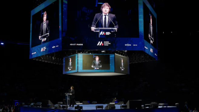 Milei, en el Madrid Economic Forum: "¡Muerte al socialismo!"