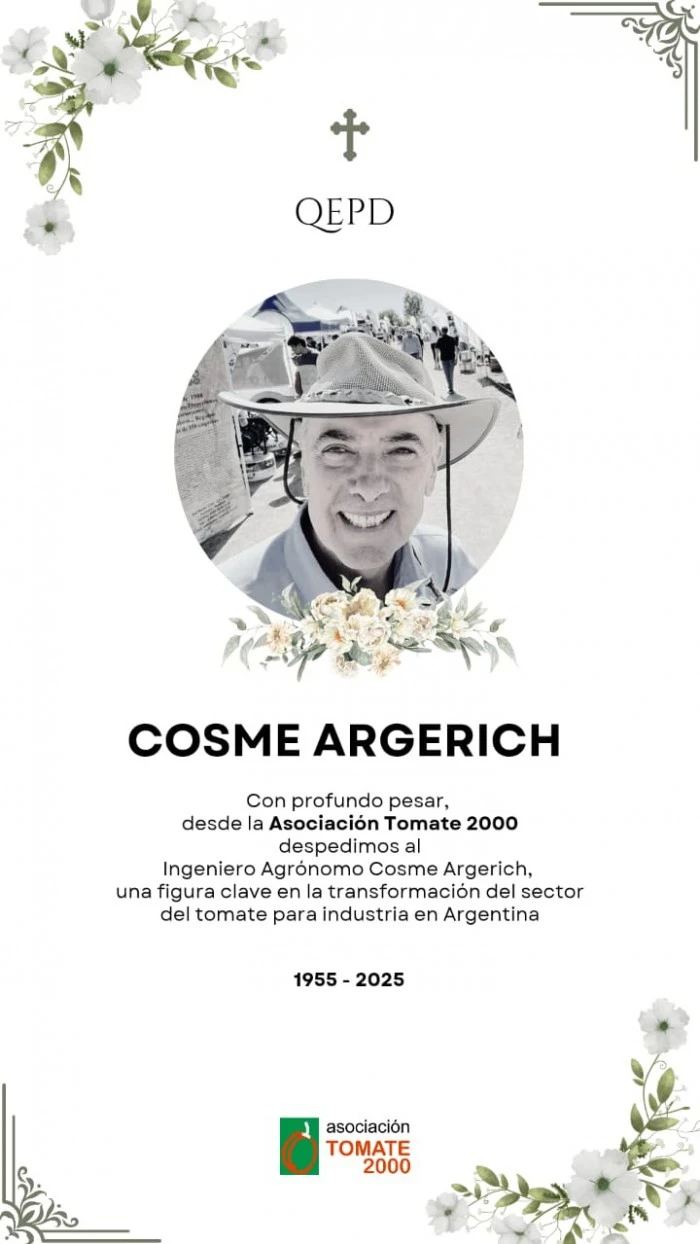 Agro mendocino: quien era Cosme Argerich, el producctor agricola que murio en el accidente del Acceso Sur 