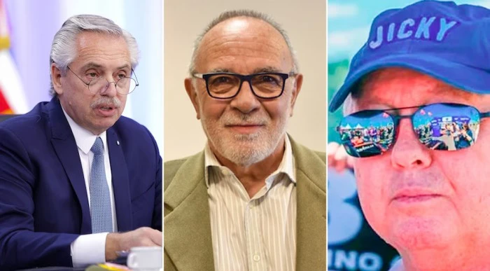 &nbsp;Alberto Fernandez, Alberto Pagliano y Hector Martinez Sosa.