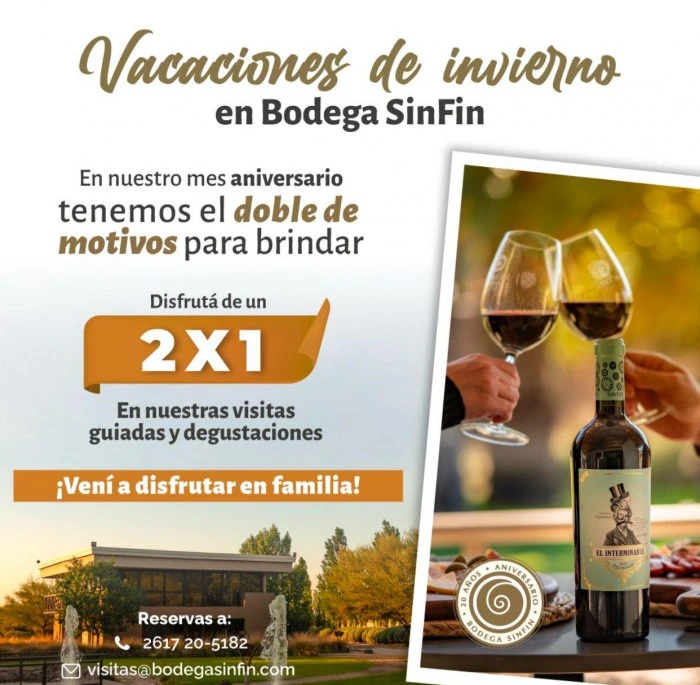 Bodega SinFin: 20 años de motivos para brindar y un mes de regalos