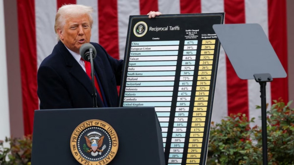 El impacto de los nuevos aranceles de Trump: Argentina tendrá una tasa del 10%