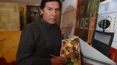 Guaymallén reconoce y despide al gran artista plástico Egar Murillo