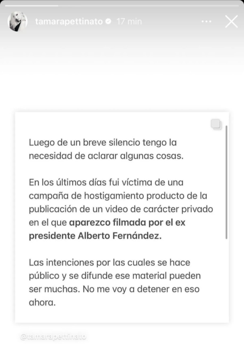 Yanina Latorre volvi a apuntar contra Tamara Pettinato por el video con Alberto Fernndez: "Rata"