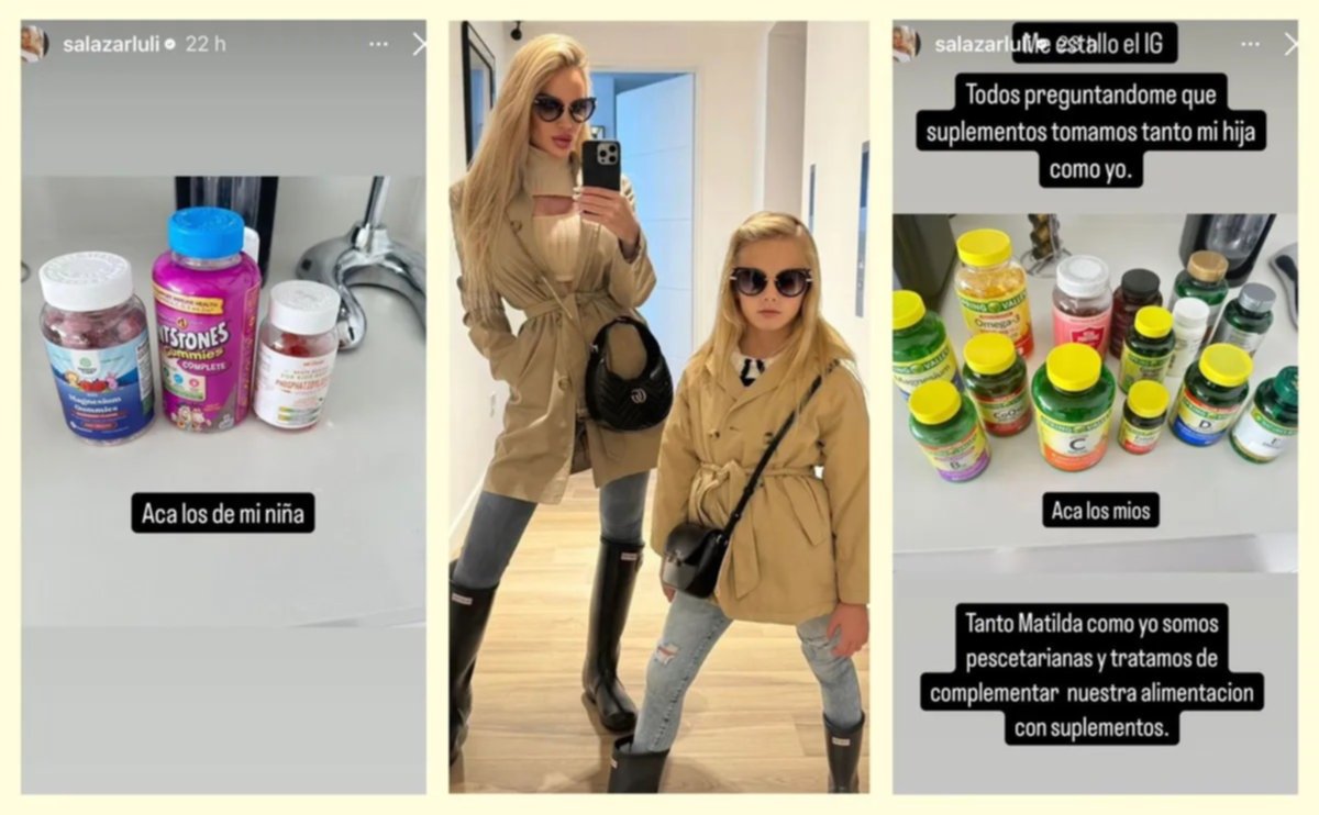 La dura crtica de Estefana Pasquini sobre los suplementos que Luciana Salazar le da a su hija Matilda