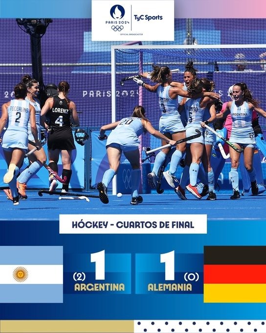 Las Leonas vencieron por penales a Alemania y el sueo olmpico sigue adelante