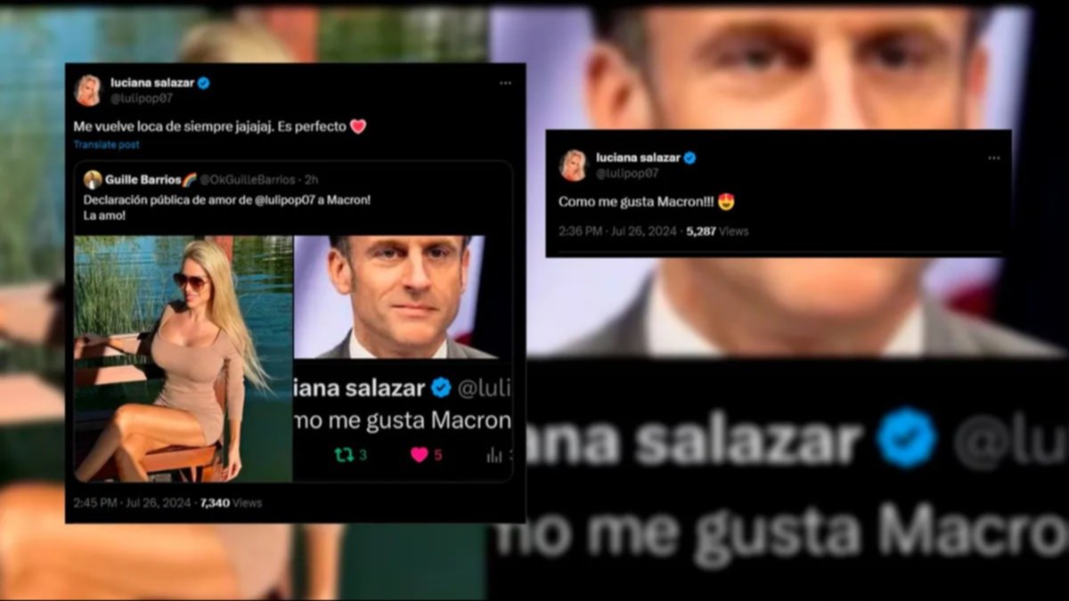 El piropo de Luciana Salazar a Emmanuel Macron en la apertura de los Juegos Olmpicos de Pars 2024