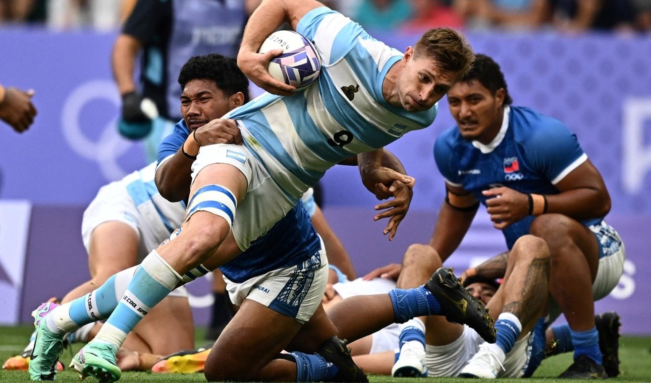 Juegos Olmpicos 2024: los Pumas 7s se metieron en cuartos tras superar cmodamente a Samoa