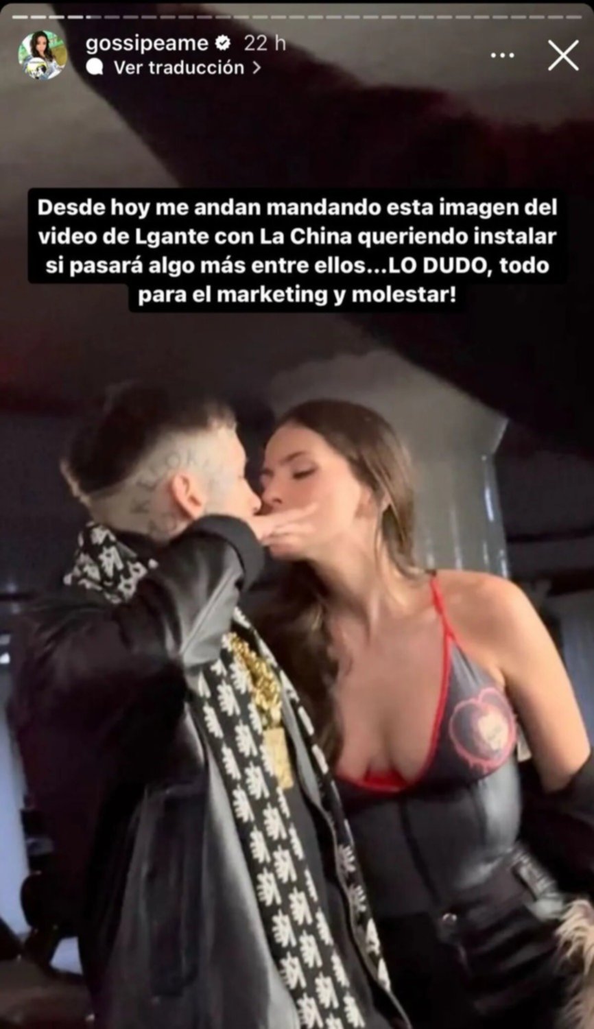 L-Gante y la China Surez fueron captados a los besos: la filosa reaccin de Wanda Nara