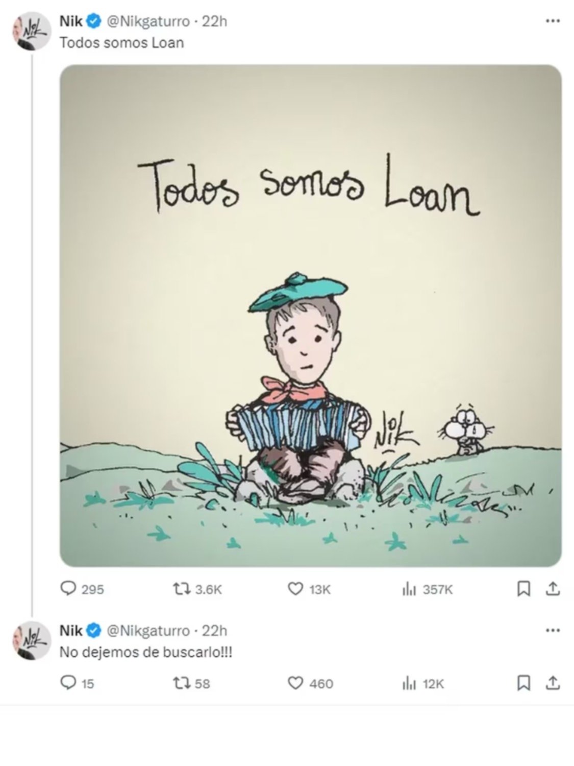 Los mensajes de los famosos por el caso Loan: el pedido de Flavio Mendoza y la bronca de Viviana Saccone